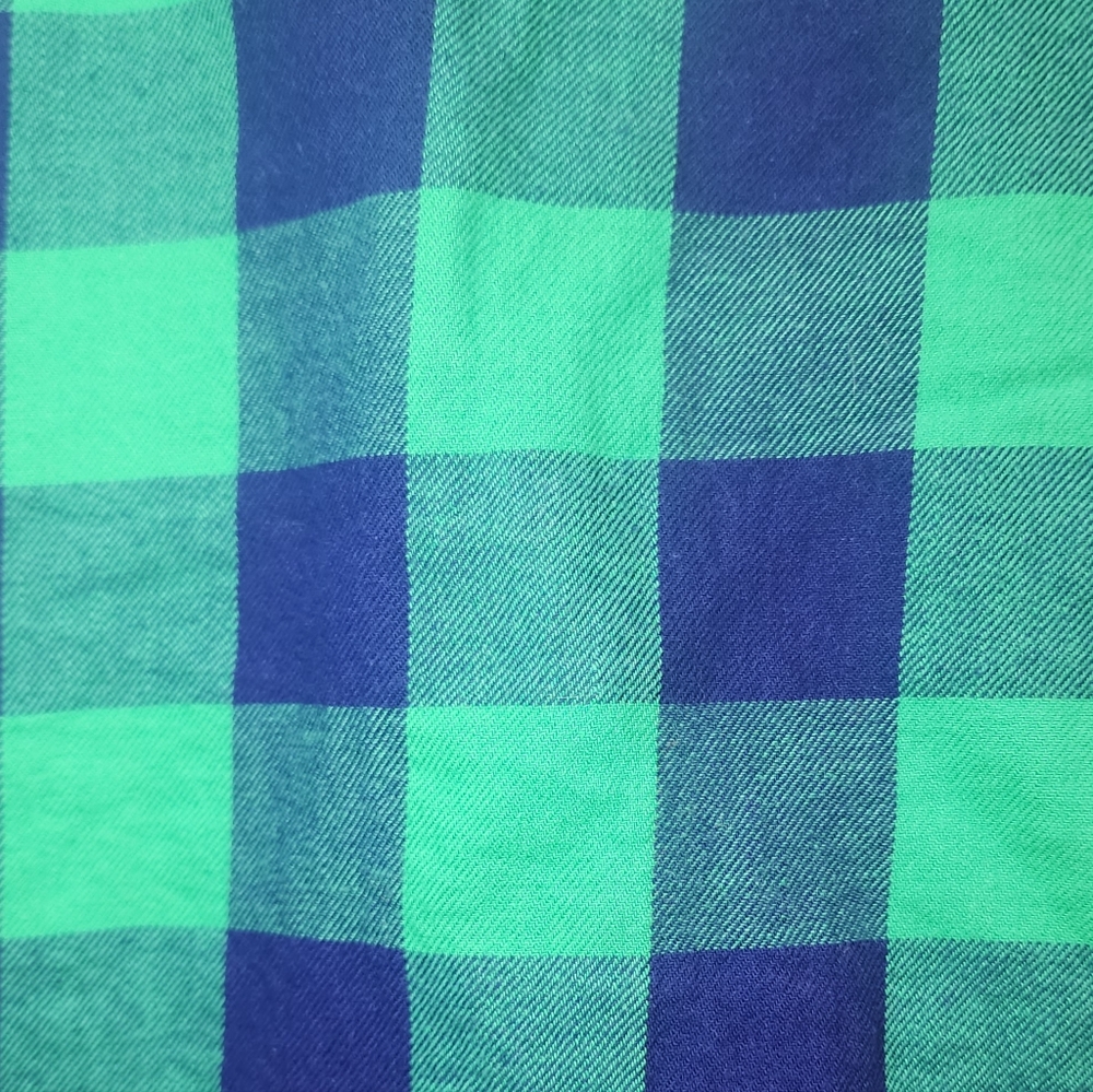 Old Navy Pullover V-Neck Partial Button-Up Plaid … - image 3